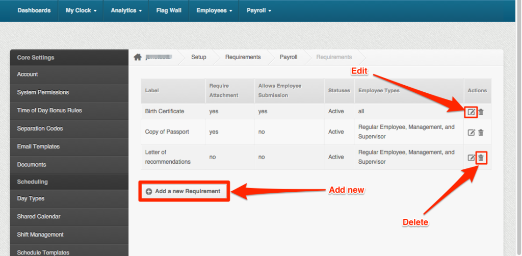 How to set up Employee Requirements? – PayrollHero Support