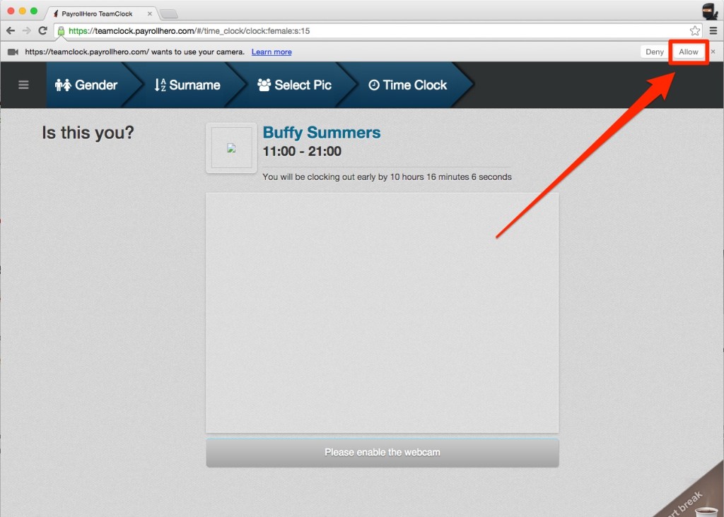 How to Use the TeamClock Chrome App? – PayrollHero Support