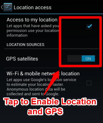 Android location GPS 1