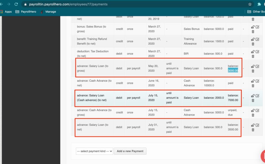 how-to-track-and-export-remaining-loan-balance-payrollhero-support